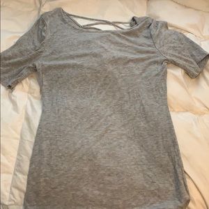 grey casual top